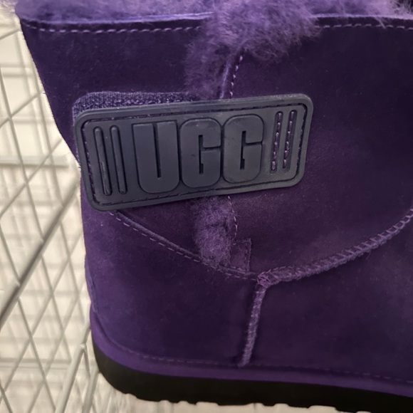 UGG Plush Purple short Boots. New Without box.  Size 11 women’s - Picture 1 of 8
